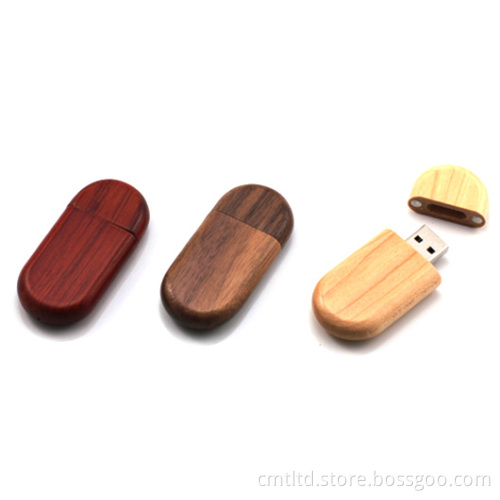 Wooden Custom USB Flash Drive Wdr6 Style Can Take Laser Engrave Logo